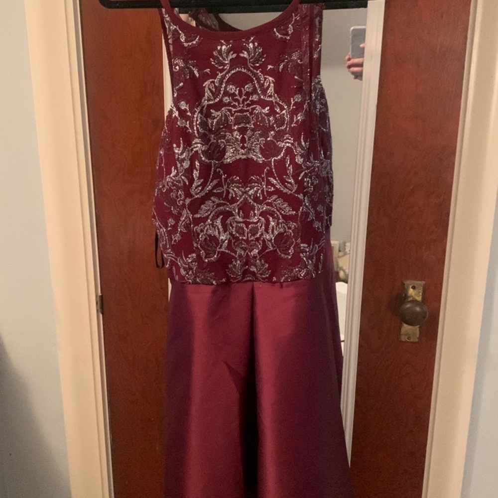 Size 13 burgundy dress